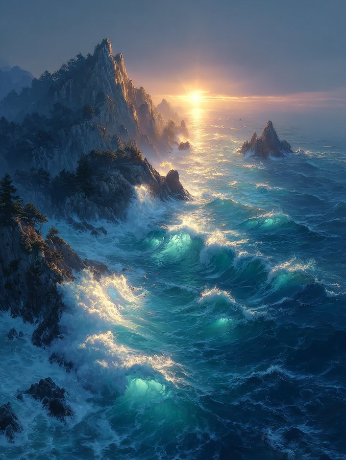 Dragon in the sea