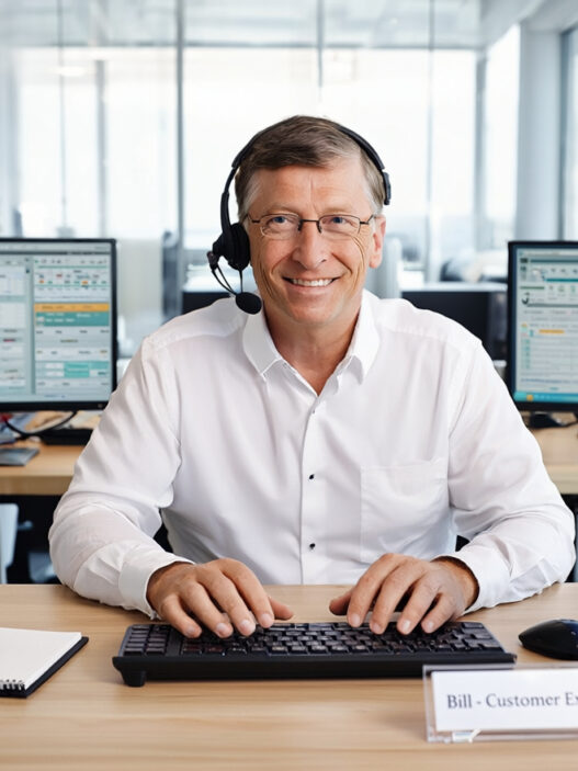 Bill Gates famously spent a shift doing customer service for his daughter Phoebe Gates’s AI-fashion startup Phia